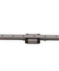Miniature Linear Rail Guide 12mm Wide With Four Point Contact For Precision Movement, Ball Retainer And Lubrication System, shown in full view