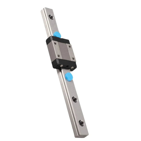 Miniature Linear Rail Guide 12mm Wide With Four Point Contact For Precision Movement, Ball Retainer And Lubrication System close-up view