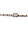 LML9B Miniature Linear Rail Guide with 9mm Width Slide Block and Ball Retainer on plain white background, used in precision equipment