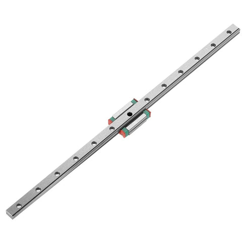 Miniature Linear Rail Guide LML9B with 9mm wide slide block and ball retainer lubrication system for precise industrial use.