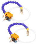 2 Pack Mist Coolant Spray System For 8mm Air Pipe CNC Lathe Milling Drill Machines, Cooling Lubrication Accessory