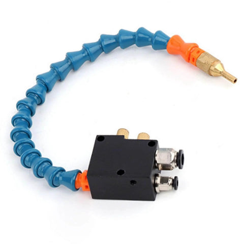Mist Coolant Lubrication Spray System for CNC Lathe and Milling Machines High Efficiency Adjustable Mist Sprayer ABS Housing