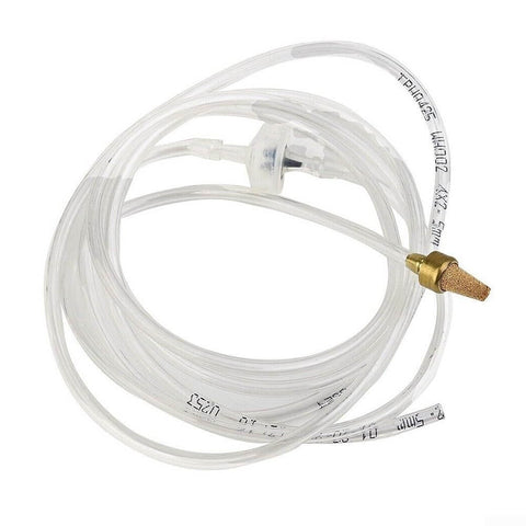 All In One Mist Coolant System For CNC Lathes And Metal Milling Machines With clear tubing and precision brass nozzle