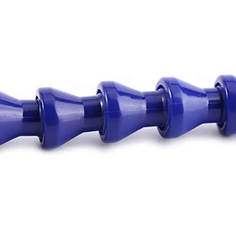 Close-up of blue connectors in Mist Cooling Spray System For Metal Cutting Engraving Machines With 12 Piece Nozzle Kit