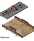 Miter Bar And Miter Slot Runner For Table Saw Sled And Crosscut Sled, 17 Inch 430mm Length, includes jig setup for DIY applications