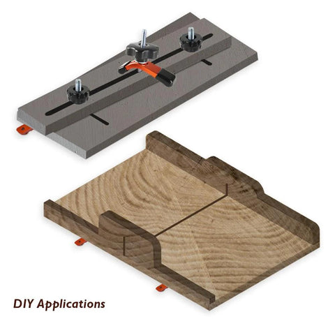 Miter Bar And Miter Slot Runner For Table Saw Sled And Crosscut Sled, 17 Inch 430mm Length, includes jig setup for DIY applications