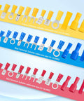 Mixed Quick Disconnect Connectors And Terminal Crimp Kit For Automotive Wiring Projects Includes Ring Splice Spade Bullet Fork Butt Piggy Back Insulated Terminals 840 Piece Assortment shown by wire gauge colors.
