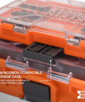Slim Micro-Ratchet ProFlex Impact Driver Bit Set for Tight Spots in MODbox Compatible Ultra-Slim Storage Case