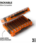 Long Hex Bit Socket Set for Tight Spaces, 16-Piece SAE and Metric, Includes 5 32 Inch to 1 2 Inch and 4 to 12 mm, in stackable MODbox Case