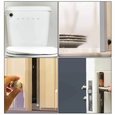 24 Pack Half Inch Overlay Soft Close Cabinet Hinges For Kitchen Cabinets Stainless Steel Concealed Hidden Hinges in use close-up