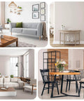 Collage of modern living rooms showcasing stylish furniture and decor arrangements in a variety of interior settings.