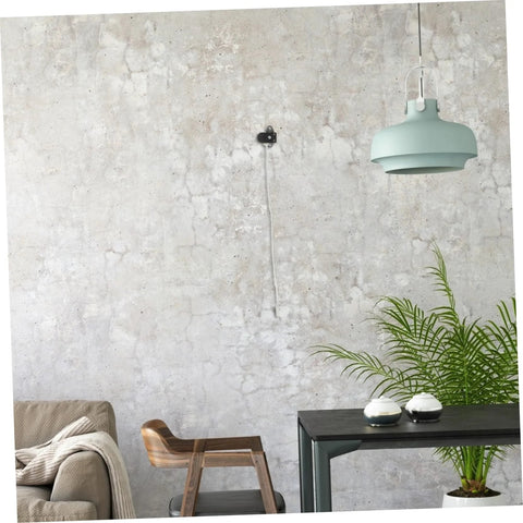 Two Pack Lamp Pull Cord Switch Replacement Rope for wall lamps and ceiling lights, shown installed on a wall above a chair in a living room setting.