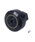 Mast guide bearing 529.999.0006 MRS-32 compatible with Moffett forklifts, roller bolt 30mm, front view.