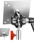 Monitor Mount Adapter With VESA Mount Aluminum Alloy Dual 360 Degree Ball Joint M4 Screw And Five Eighths Inch Receiver Supports Up To 14 Lb