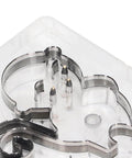 Close-up of monkey pattern alloy steel leather cutting die and punching mold for DIY crafts carve consistent leather and more cuts.
