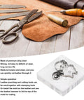 Monkey Pattern Alloy Steel Leather Cutting Die And Punching Mold For DIY Crafts with tools on leather surface