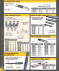 Image showcasing various Morse taper tooling accessories, including sleeves and collars for machining.