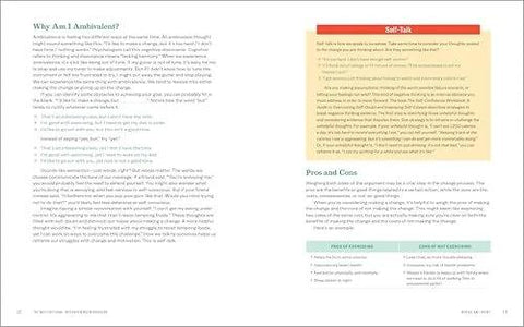 Open pages of Motivational Interviewing Workbook With Practical Exercises To Decide What You Want And How To Get There For Real Life Change