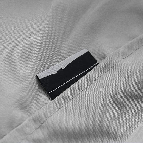 Close-up of heavy duty waterproof polyester on Universal Outboard Boat Motor Cover Water Resistant Full Engine Cover With Zipper For Snug Fit