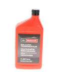 Red bottle labeled Dual Clutch Transmission Fluid, 1 quart size. XT11QDC Transmission Fluid For Smooth Shifts And Top Notch Drivetrain Protection.
