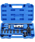 Blind Hole Bearing Puller Set for Motorcycles With Slide Hammer 12-Piece Internal Bearing Removal Tool Kit Includes 8mm to 25mm Collets