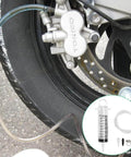 Brake Bleed Kit, Hydraulic Disc Clutches Bleeding Kit with 100ML Syringe, 50cm Hose, used on motorcycle brake system