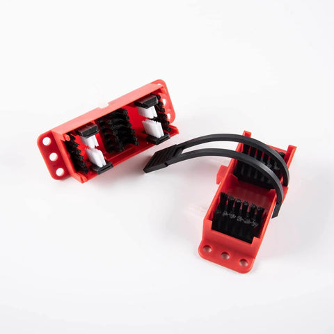 Universal Motorcycle Chain Cleaning Kit With Brush Cleaner Lube Device fits all models red by Lorababer