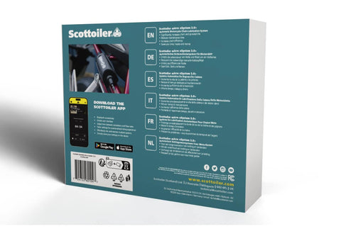 Back view of Essentials Micro XSystem 3.0 Plus packaging with app download info and multilingual product details.