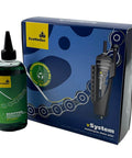 Vsystem Automatic Motorcycle Chain Lubrication System Easy Fit box and lubricant bottle