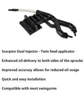 Essentials Micro XSystem 3.0 Plus Electronic Automatic Motorcycle Chain Lubrication System Scorpion Dual Injector accessory