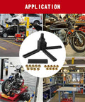 Beefy Heavy Duty Motorcycle Crankcase Splitter And Flywheel Puller Tool for disassembling 2 and 4 stroke engines under 500cc