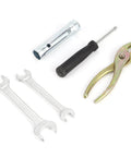 Compact Motorcycle Tool Kit With Socket Wrench Set, Screwdrivers And Pliers, Lightweight All In One Hand Tool Set For Maintenance And Repairs