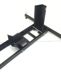 Heavy Duty Beefy Motorcycle Wheel Chock For Trailers And Garages By MaxxHaul, 1800 Pound Capacity Front Tire Stand, Adjustable Wheel Chock
