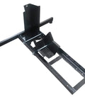 Heavy Duty Beefy Motorcycle Wheel Chock For Trailers And Garages By MaxxHaul, 1800 Pound Capacity Front Tire Stand, adjustable size