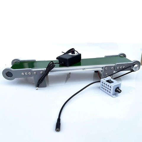 Motorized Industrial Conveyor for Automatic Production with Anti Static Adjustable Table Belt Conveyor Electric Handling System