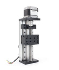 100mm / 3.94" Linear Motion Guide Actuator Double Linear Rail Slide 1605 Ballscrew Motorized XY XYZ Linear Stage Table Nema23 Stepper Motor
