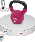Remote Motorized Turntable For Photography And 3D Scanning, 15.8 Inch Diameter Electric Rotating Display Stand with kettlebell