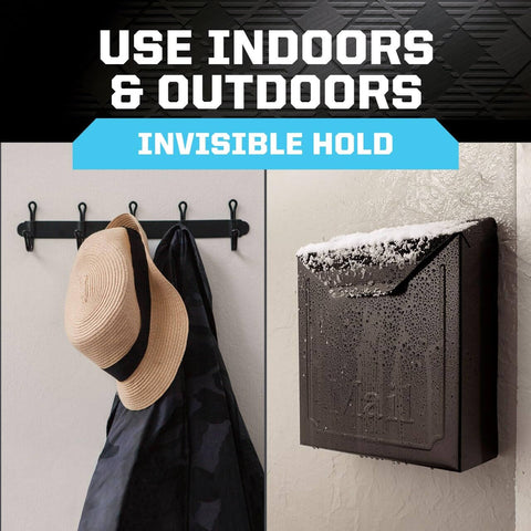 Clear Double Sided Mounting Tape With Industrial Strength Adhesive Holds Up To 15 Lbs 1 Inch Wide By 125 Inches Long used on wall decor