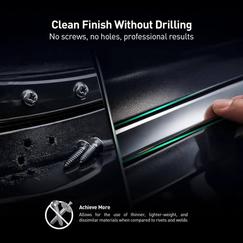 Heavy Duty Double Sided Mounting Tape 0.24 Inch By 15.4 Feet Waterproof Foam Adhesive applied without screws or holes