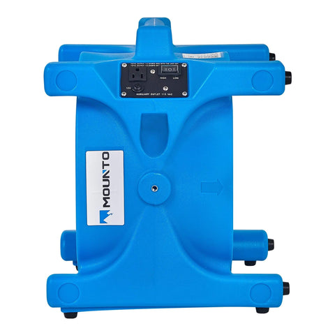 AM20DF By MOUNTO Powerhouse 0.2 HP 1800 CFM Axial Air Mover Blower Fan, blue casing, for drying and ventilation