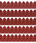 Mouse Detail Sandpaper Set 50 Sheets 5 Grits 40 80 120 180 240 Hook and Loop, arranged in rows, for sander use.