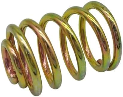 Two Pack Replacement Mower Compression Seat Springs 283516 for John Deere shown in coiled metal form