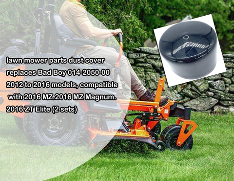 Front Wheel Bearing Dust Cover Two Pack for MZ ZT Elite and Magnum Series Mowers Direct OEM Replacement Part Number 014205000
