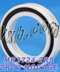 MR3724-2RS Full Complement Ceramic Bearing 24x37x7 ZrO2 Bearings - VXB Ball Bearings