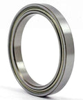 MR6700-ZZ Ball Bearing Double Shielded ID 10mm OD 15mm Width 4mm, side view showing metal shielded design.