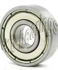 MR6704-ZZ Ball Bearing Double Shielded ID 20mm OD 27mm Width 4mm side view showing deep groove design and chrome steel build.