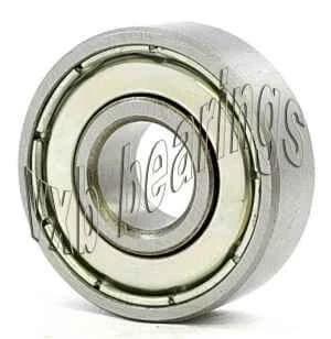 MR6704-ZZ Ball Bearing Double Shielded ID 20mm OD 27mm Width 4mm side view showing deep groove design and chrome steel build.