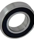 MR6707-2RS Bearing 35x44x5mm - Sealed Ball Bearing, side view showing rubber seals and chrome finish