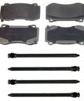 2008 Dodge Challenger Rear MRD777 Disc Brake Pad Set including pads and hardware, perfect for Chrysler 300, Dodge Charger, and more.