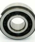 Premium 5207C double row ball bearings deliver smooth, low friction operation with high load capacity, front view.